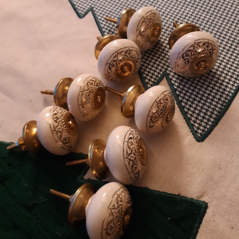 Boho Medallion Pattern Drawer Pulls